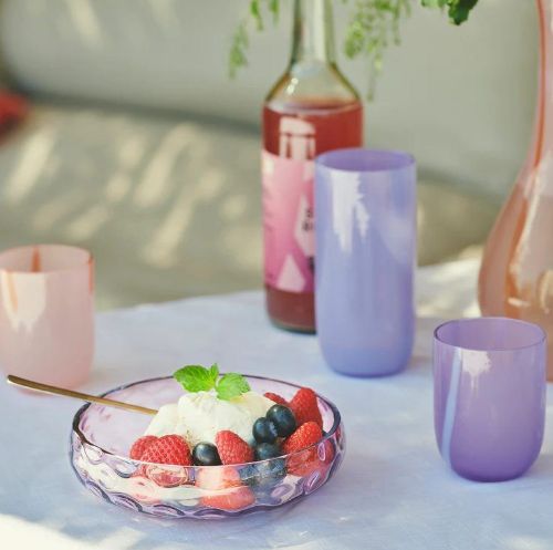 Kodanska Danish Summer Bowl Medium Ø: 17,2 cm - Purple OUTLET