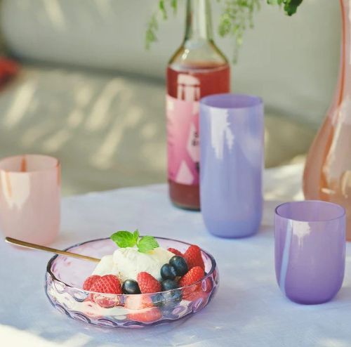 Kodanska Danish Summer Bowl Large Ø: 24 cm - Purple OUTLET