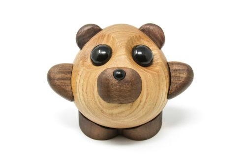 FableWood Bjørnen Teddy Pick-Me-Up L H: 10 cm - Træ OUTLET