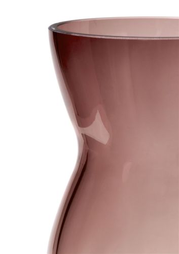 Holmegaard Calabas Vase H: 21 cm - Burgundy OUTLET