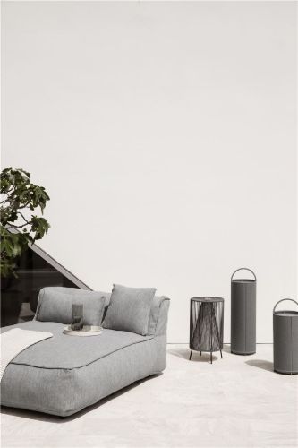 Blomus Grow Cushion M 38x38 cm - Coal OUTLET