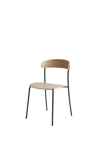New Works Missing Chair SH: 46 cm - Oak/Black OUTLET