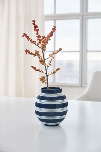 Kähler Omaggio Nuovo Vase H: 20,5 cm - Mørk Blå OUTLET