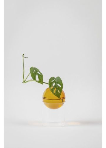 Studio About Standing Flower Bubble Tall Tube H: 13 cm - Amber OUTLET