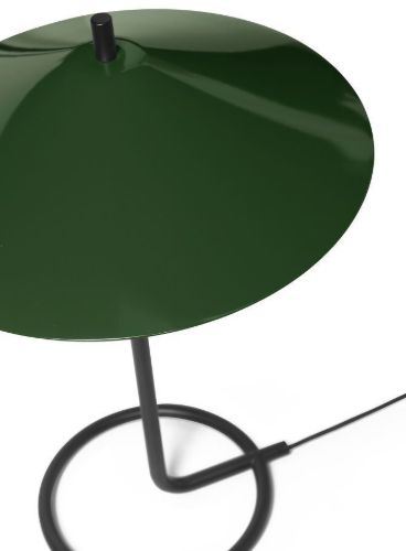 Ferm Living Filo Bordlampe H: 42,8 cm - Black/Dark Olive OUTLET