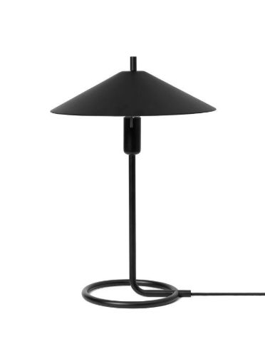 Ferm Living Filo Bordlampe H: 42,8 cm - Black/Black OUTLET