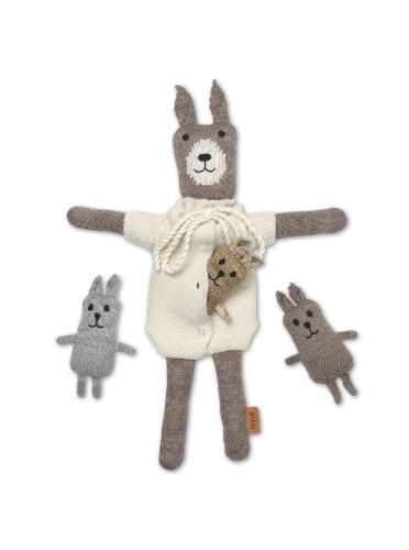 Ferm Living Lee Merino Rabbit Family H: 40 cm OUTLET