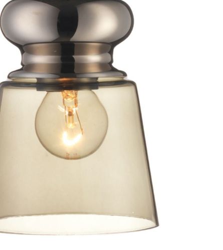 Design By Us Pollish XS Pendant Ø: 11 cm - Smoke/Black OUTLET