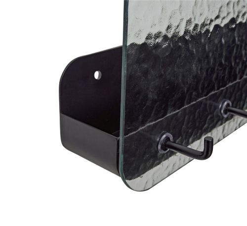 Hübsch Shack Shelf B: 60 cm - Textured/Black OUTLET