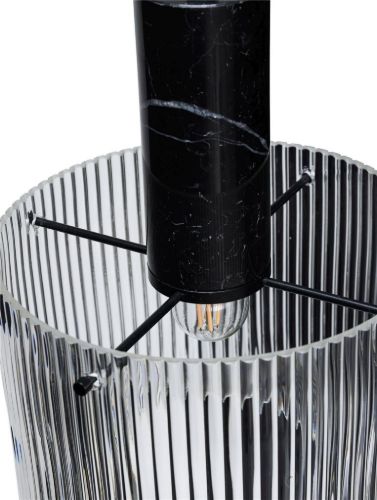 Hübsch Revolve Ceiling Light Large Ø: 25 cm Textured/Black OUTLET