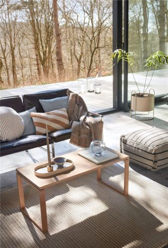 OYOY Balama Blanket Wool 180x130 cm - Caramel OUTLET