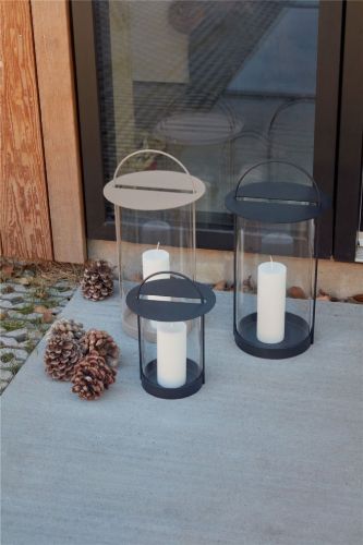 OYOY Maki Lantern Large H: 48 cm - Black