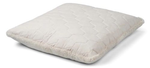 Natures Collection Maxi Float Cushion New Zealand Sheepskin Short Wool Single Side 90x90 cm - Pearl OUTLET