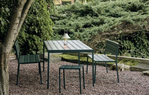 HAY Balcony Dining Bench L: 114 cm - Dark Forest OUTLET