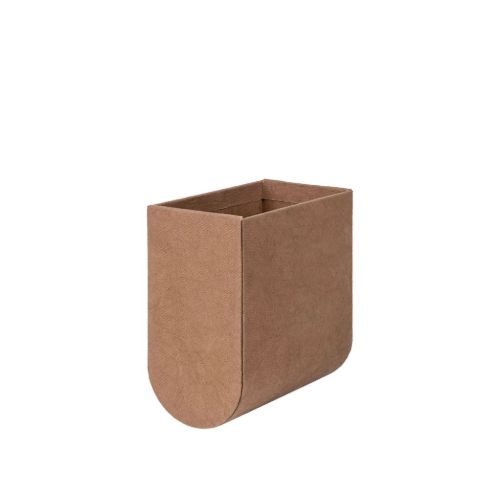 Kristina Dam Studio Curved Box XXS H: 22 cm - Burnt Brown OUTLET