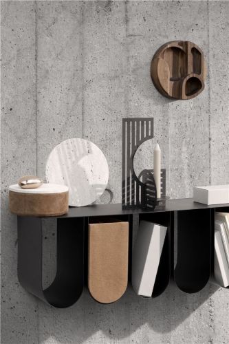 Kristina Dam Studio Curved Box XXS H: 22 cm - Burnt Brown OUTLET