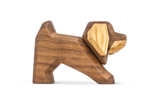 FableWood Den Lille Gravhund 6,5x9,5 cm - Træ OUTLET