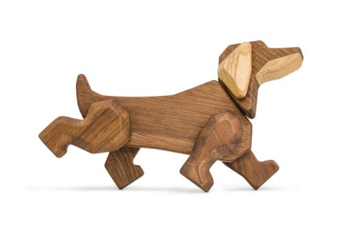 FableWood Den Store Gravhund 11x16 cm - Træ