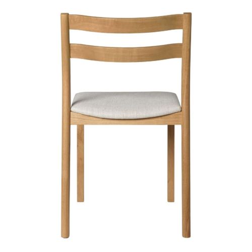 Ferm Living Boda Polstret Spisebordsstol - Natural Oak/Off-White