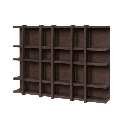 Ferm Living Tilem Hylde 6x4 - Mørkbejdset Eg