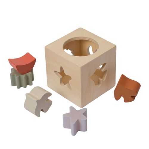 Ferm Living Skye Puzzle Box - Bøg/Multi