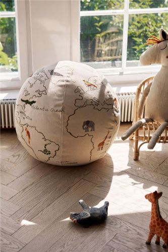 Ferm Living The World Pouf - Off-White