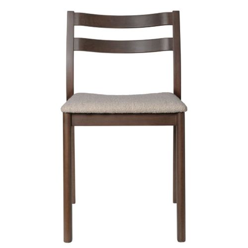 Ferm Living Boda Polstret Spisebordsstol - Dark Stained Beech/Natural