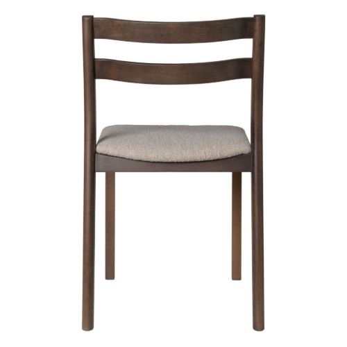 Ferm Living Boda Polstret Spisebordsstol - Dark Stained Beech/Natural