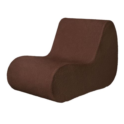 Ferm Living Rouli Centermodul - Bouclé/Chestnut Brown
