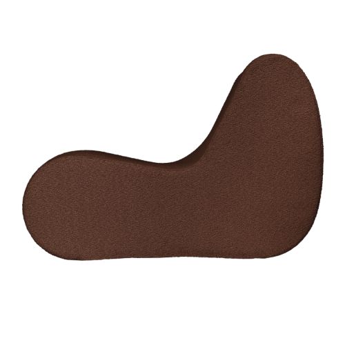 Ferm Living Rouli Centermodul - Bouclé/Chestnut Brown
