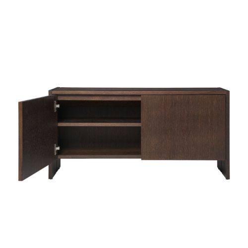 Ferm Living Parcel Hallway Cabinet H: 50 cm - Dark Stained Oak
