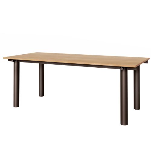 Ferm Living Atura Spisebord 200x90 cm -Dark Chocolate/Natural Oak
