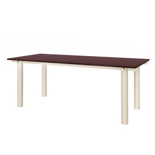 Ferm Living Atura Spisebord 200x90 cm -Light Cashmere/Burgundy Linoleum