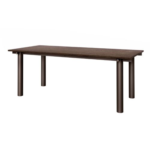 Ferm Living Atura Spisebord 200x90 cm - Dark Chocolate/Dark Stained Oak

