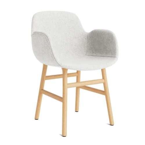 Normann Copenhagen Form Spisebordsstol m. Armlæn - Eg/Hallingdal 110