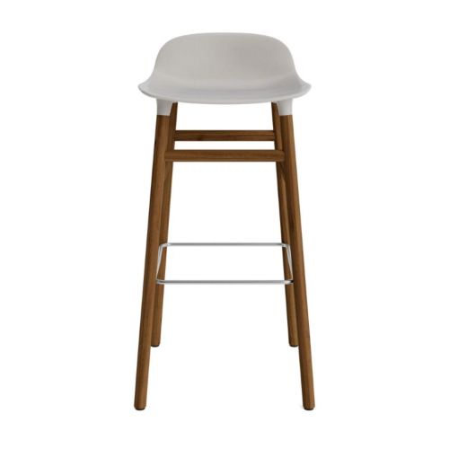 Normann Copenhagen Form Barstol 75 cm. - Valnød/Warm Grey