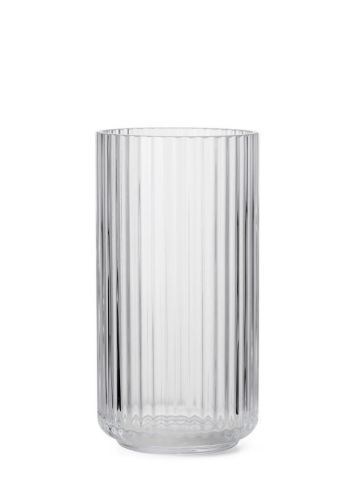 Lyngby Vase H: 20,5 cm - Klar OUTLET