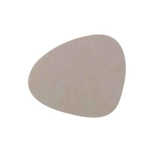  LindDNA Curve Leather Board 15x17 cm - Nupo Light Grey/Steel Black OUTLET