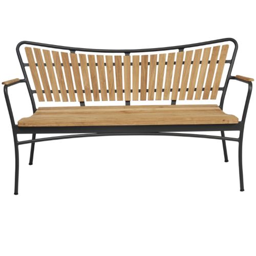 Mandalay Marguerit Havebænk L: 143 cm – Teak/Antracit