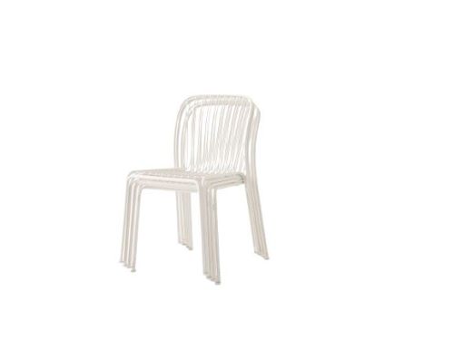 &Tradition Thorvald SC94 Space Copenhagen Outdoor Side Chair  - Ivory