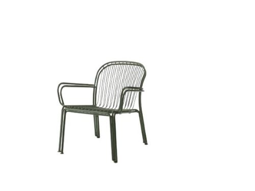 &Tradition Thorvald SC101 Space Copenhagen Outdoor Lounge Armchair  - Bronze Green