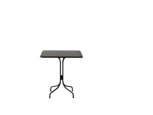 &Tradition Thorvald SC97 Space Copenhagen Outdoor Café Table 70x72 cm - Warm Black
