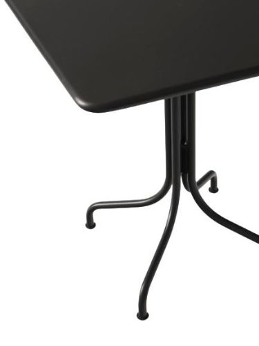 &Tradition Thorvald SC97 Space Copenhagen Outdoor Café Table 70x72 cm - Warm Black