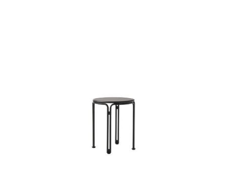 &Tradition Thorvald SC102 Space Copenhagen Outdoor Side Table Ø: 40 cm - Warm Black