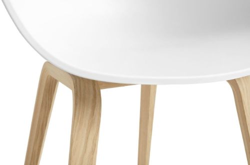 HAY AAC 22 About A Chair  - Lacquered Oak Veneer/White