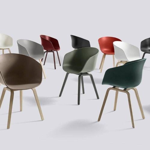 HAY AAC 22 About A Chair  - Black Lacquered Oak Veneer/Black