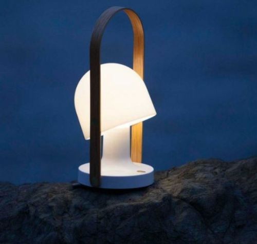 Lampefeber Follow Me Trådløs Lampe H: 22,8 cm - Hvid