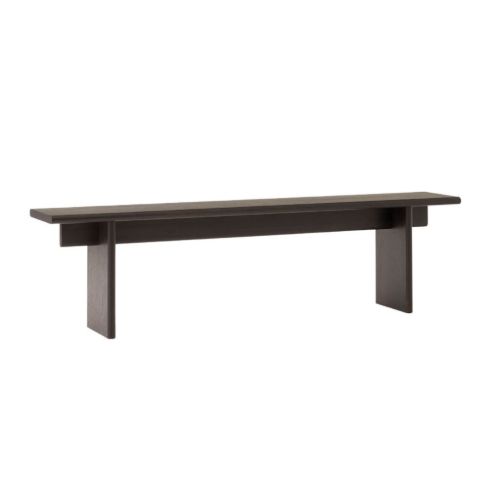 &Tradition Ita Bench OS5 L: 170 cm - Dark Stained Oak