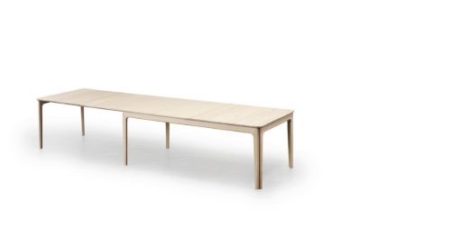 Skovby SM27 Spisebord inkl. 3 Tillægsplader 101 x 205 cm - Naturolieret Eg