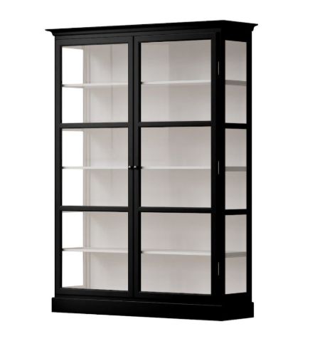 Lindebjerg Design Classic V2 Vitrineskab 150x210 cm - Black